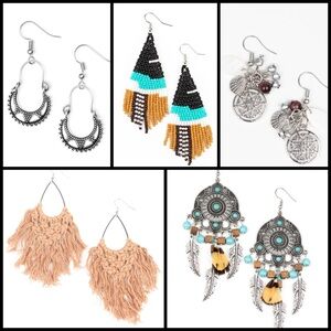 NEW! Paparazzi Set of 6 earrings!